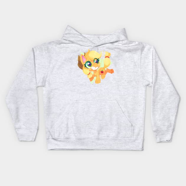 Pony Life - AJ Kids Hoodie by sharmie